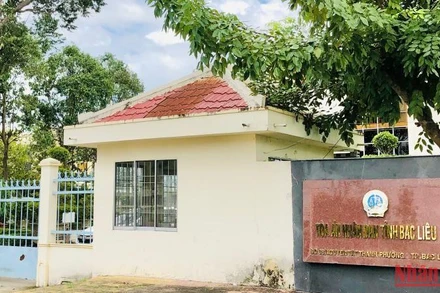 Trụ sở Tòa án nhân dân tỉnh Bạc Liêu - nơi ông Mỹ từng nhiều năm giữ chức Phó Chánh án. (Ảnh: Trọng Duy)