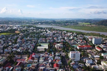 Toàn cảnh thành phố Quảng Ngãi.