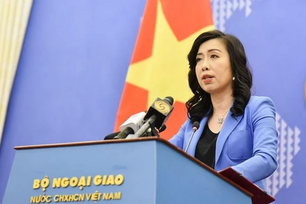 Người phát ngôn Bộ Ngoại giao Việt Nam Lê Thị Thu Hằng.