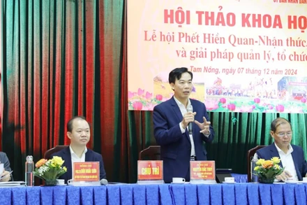 Giám đốc Sở Văn hóa, Thể thao và Du lịch Phú Thọ Nguyễn Đắc Thủy mong muốn phần cướp phết trong lễ hội Phết Hiền Quan sớm được tổ chức một cách bài bản, khoa học. 