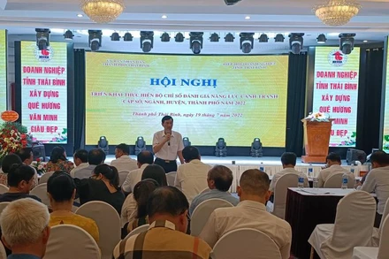 Hiệp hội Doanh nghiệp tỉnh Thái Bình tổ chức tập huấn, phát phiếu thu thập cảm nhận của cộng đồng doanh nghiệp đối với hoạt động của bộ máy công quyền.