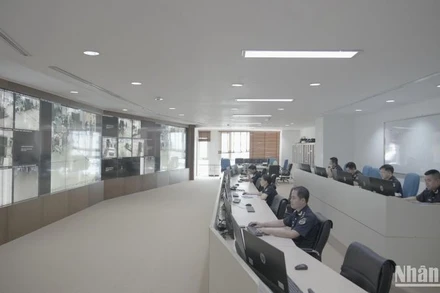 Phòng Giám sát hải quan trực tuyến tại Tổng cục Hải quan.
