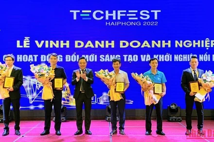 Vinh danh 5 doanh nghiệp Hải Phòng có hoạt động đổi mới sáng tạo và khởi nghiệp nổi bật.