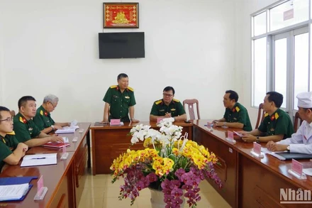 Đoàn công tác Cục Quân y kiểm tra thực tế tại Trung đoàn 897.