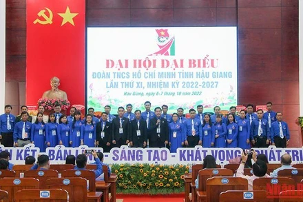 Ra mắt Ban Chấp hành Đoàn Thanh niên Cộng sản Hồ Chí Minh tỉnh Hậu Giang khóa mới.