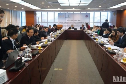 Quang cảnh cuộc hội thảo. 