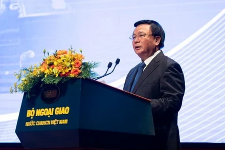 Đồng chí Nguyễn Xuân Thắng phát biểu chỉ đạo tại Hội thảo. (Ảnh: SƠN TÙNG)