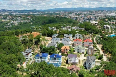 Một góc khu du lịch Nam Hồ, phường 11, thành phố Đà Lạt.