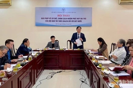 Quang cảnh cuộc hội thảo. 