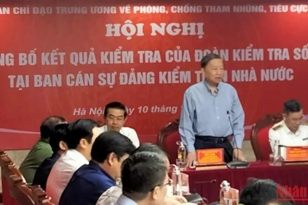 Đại tướng Tô Lâm phát biểu tại hội nghị. 