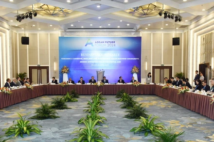 Tọa đàm với doanh nghiệp các nước ASEAN và các đối tác với chủ đề “Cộng đồng doanh nghiệp ASEAN gắn kết, tự cường và bền vững: Nắm bắt thời cơ trong thời đại số”.