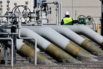 Đường ống dẫn khí đốt Dòng chảy phương Bắc 1 tại Lubmin, Đức. (Ảnh: Reuters/TTXVN)