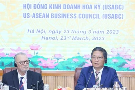 Trưởng Ban Kinh tế Trung ương Trần Tuấn Anh phát biểu tại tọa đàm. (Ảnh: Phương Hoa/TTXVN)