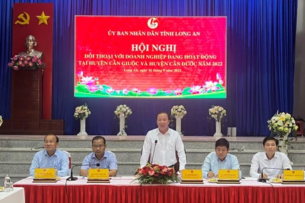 Long An đối thoại, tháo gỡ khó khăn cho doanh nghiệp