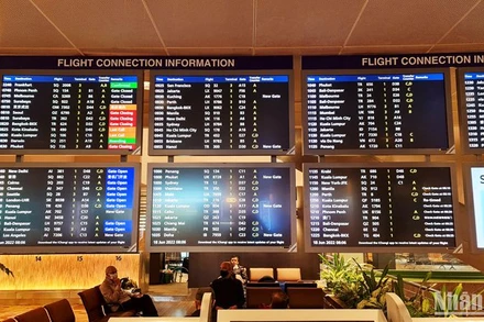 Các chuyến bay quốc tế đã gần trở về mức trước đại dịch. (Ảnh: N.T)