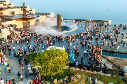 Núi Bà Đen đón 541.000 lượt khách trong 5 ngày Tết. (Ảnh: Việt Kiên)