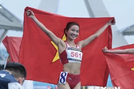 [Ảnh] Ấn tượng khoảnh khắc Nguyễn Thị Oanh đi vào lịch sử tại SEA Games 32