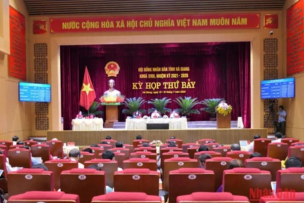 Kỳ họp thứ 7, Hội đồng nhân dân tỉnh Hà Giang khóa 18. 