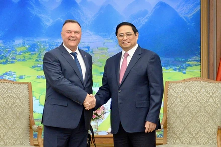 Thủ tướng Phạm Minh Chính tiếp ông Ivan Petrov, Chủ tịch Liên đoàn các Hiệp hội Giao nhận vận tải quốc tế (FIATA).