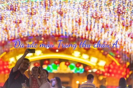 Đa sắc màu Trung thu châu Á