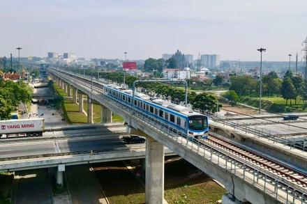 Khu vực ga trên cao tuyến metro Bến Thành- Suối Tiên bị mất cắp vật tự, thiết bị