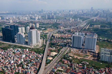 Diện mạo Thủ đô Hà Nội ngày càng khang trang, hiện đại. Ảnh: Duy Linh 