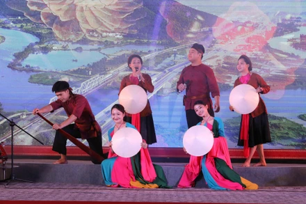 Quang cảnh Liên hoan hát Xẩm mở rộng năm 2022 (Ảnh: MINH QUANG)