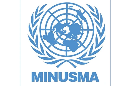 Biểu tượng của Phái bộ gìn giữ hòa bình của Liên hợp quốc tại Mali (MINUSMA). (Ảnh: Mạng xã hội X của MINUSMA)