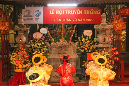 Lễ hội truyền thống Đền Trấn Vũ 2023.