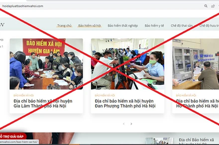 Dùng hình ảnh trái phép, giả mạo một số đơn vị của Bảo hiểm xã hội Hà Nội trục lợi