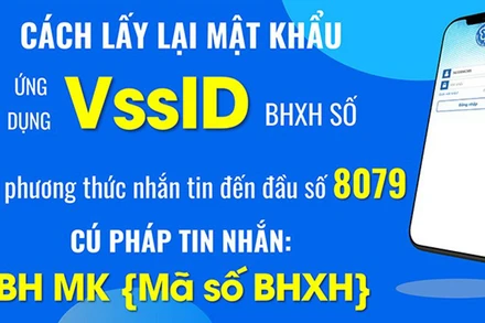 Việc nhắn tin đến đầu số 8079 để lấy lại mật khẩu của ứng dụng VssID sẽ dừng từ thời điểm 3/3/2023. (Ảnh: Tâm Trung)