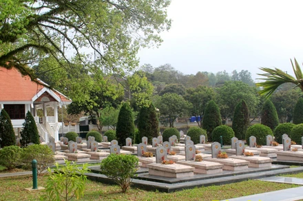 Nghĩa trang liệt sĩ A1 tại thành phố Điện Biên Phủ, tỉnh Điện Biên. (Ảnh: dienbientv.vn)