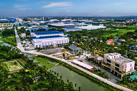 Khu công nghiệp Nam Cầu Kiền, Hải Phòng. (Ảnh: Hồng Điệp)