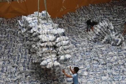 Hoạt động xuất khẩu gạo. Ảnh: TTXVN