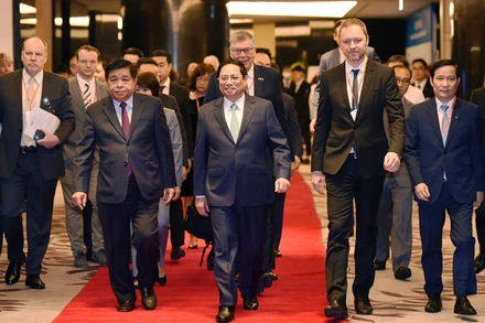 [Ảnh] Thủ tướng Phạm Minh Chính dự Diễn đàn Doanh nghiệp Việt Nam thường niên 2023