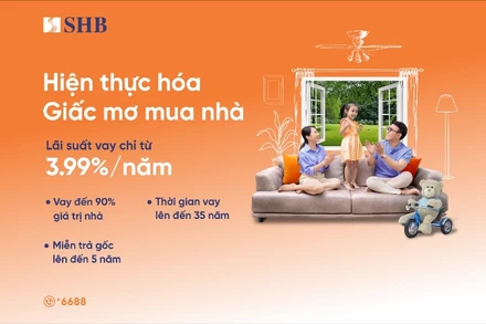 SHB tung gói vay ưu đãi lãi suất chỉ từ 3,99%/năm dành cho giới trẻ