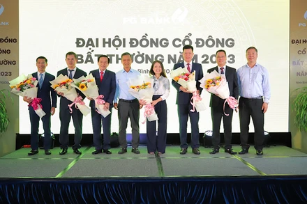 Hội đồng quản trị mới của PG Bank nhiệm kỳ 2020-2025.