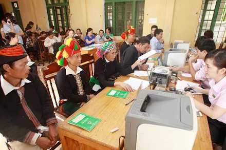 Ngân hàng Chính sách xã hội cho vay hộ nghèo và các đối tượng chính sách khác tại các tỉnh Trung du miền núi phía Bắc.