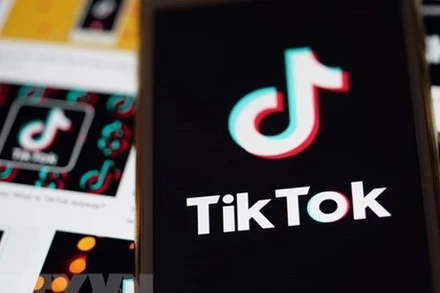 Biểu tượng của TikTok. (Ảnh: AFP/TTXVN)