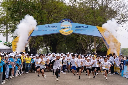 Các bạn học sinh, sinh viên hào hứng chinh phục S-Race Thừa Thiên Huế 2024 (Ảnh: S-Race)