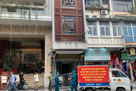 Hiện trường vụ cháy.