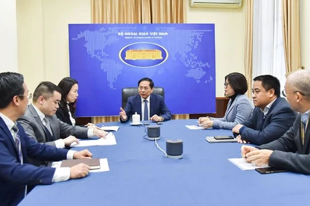 Bộ trưởng Bùi Thanh Sơn khẳng định sẵn sàng tăng cường phối hợp giữa hai Bộ Ngoại giao. (Ảnh: Báo Thế giới và Việt Nam)