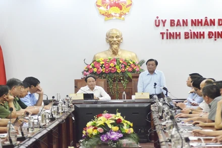 Quang cảnh buổi làm việc.