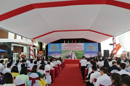 Quang cảnh buổi lễ.