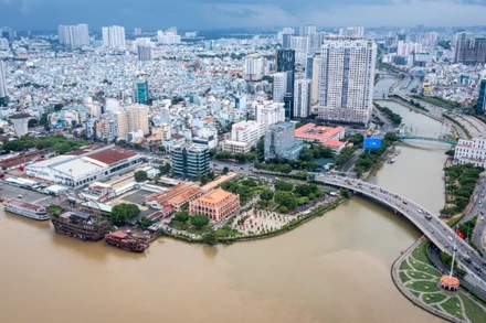 Thành phố Hồ Chí Minh ngày càng phát triển năng động, hiện đại và bền vững. (Ảnh: TRẦN THÀNH)