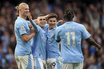 Manchester City chấm dứt hai trận thua liên tiếp. (Nguồn: Getty Images)