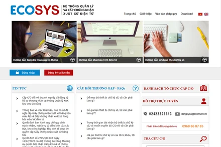 Bộ Công thương chính thức cấp giấy chứng nhận xuất xứ hàng hóa cho doanh nghiệp từ hôm nay, 5/5