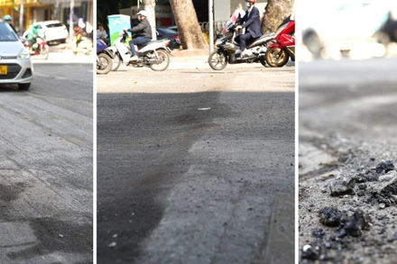 [Ảnh] Hà Nội "ô nhiễm" khói bụi những ngày cuối năm