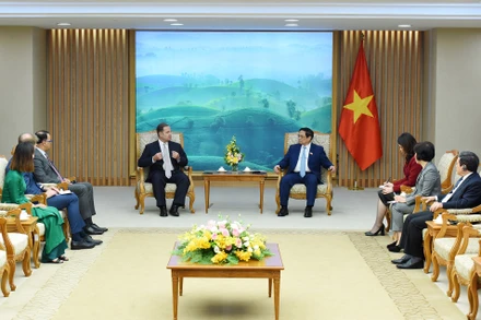 Thủ tướng Phạm Minh Chính tiếp ông Anthony Capuano, Giám đốc điều hành Tập đoàn Marriott International. 