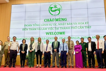 Các Tổng Lãnh sự tại thành phố Hồ Chí Minh trong chương trình làm việc cùng thành phố Cần Thơ.